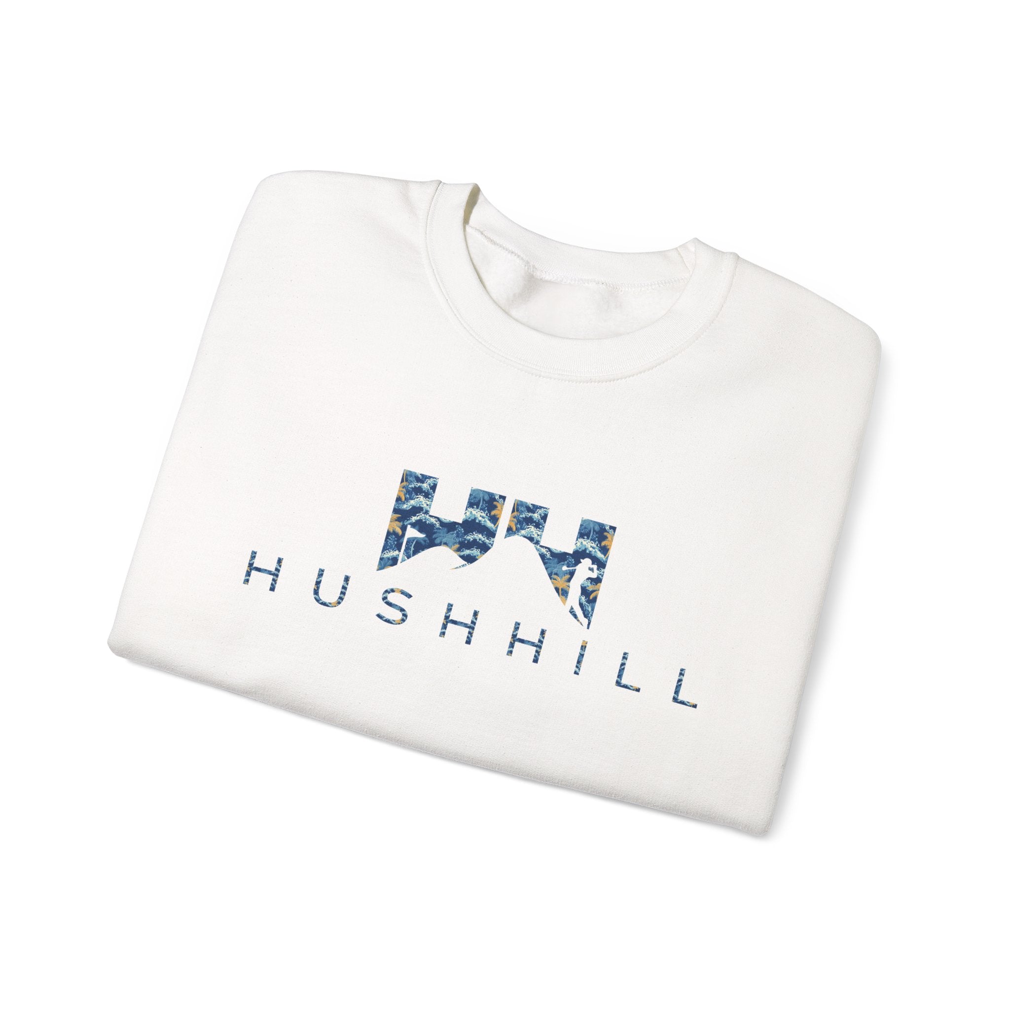 Hushhill | Blue Canopy Logo Sweatshirt
