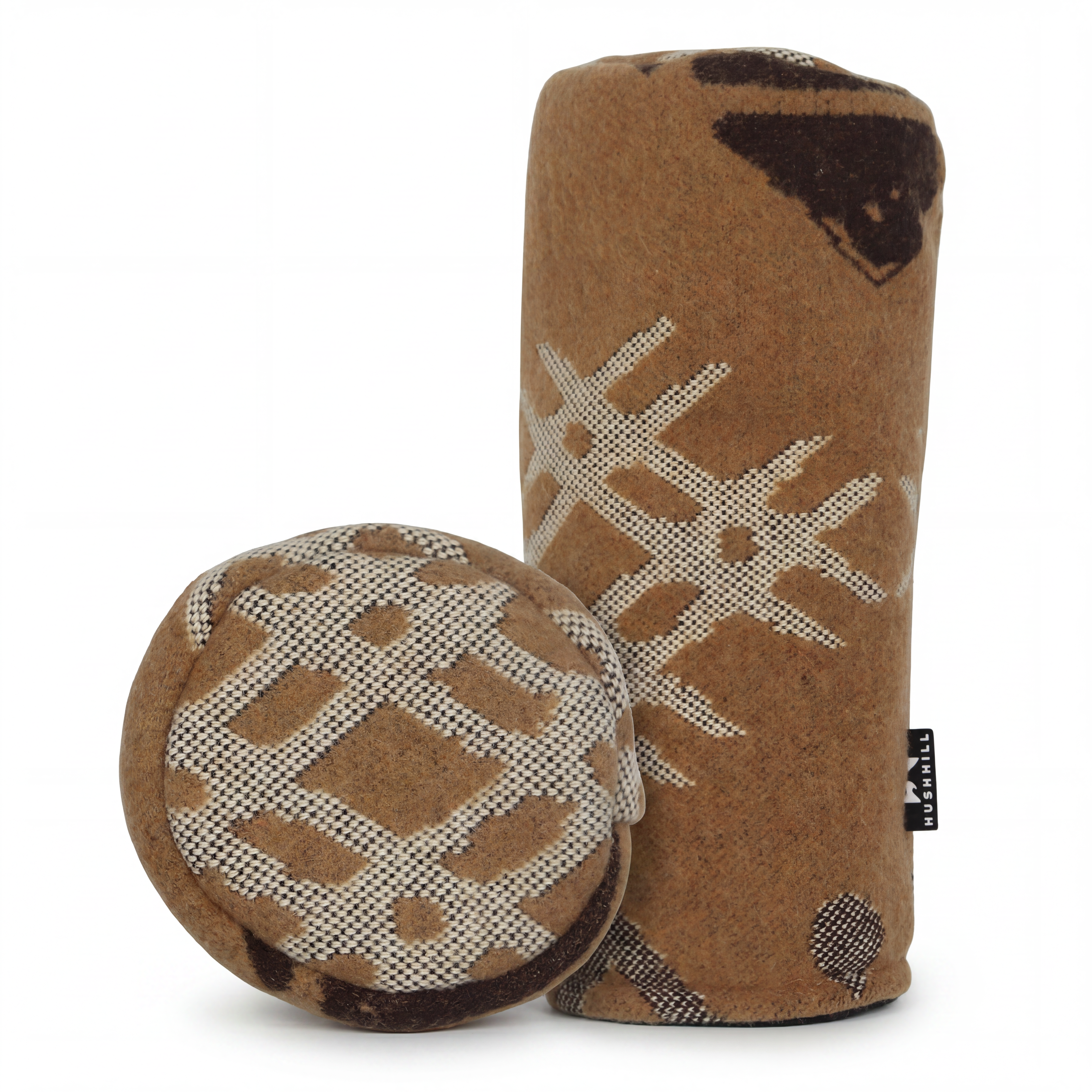 Bonfire golf headcover southwestern warm tones handmade USA HUSHHILL driver fairway hybrid