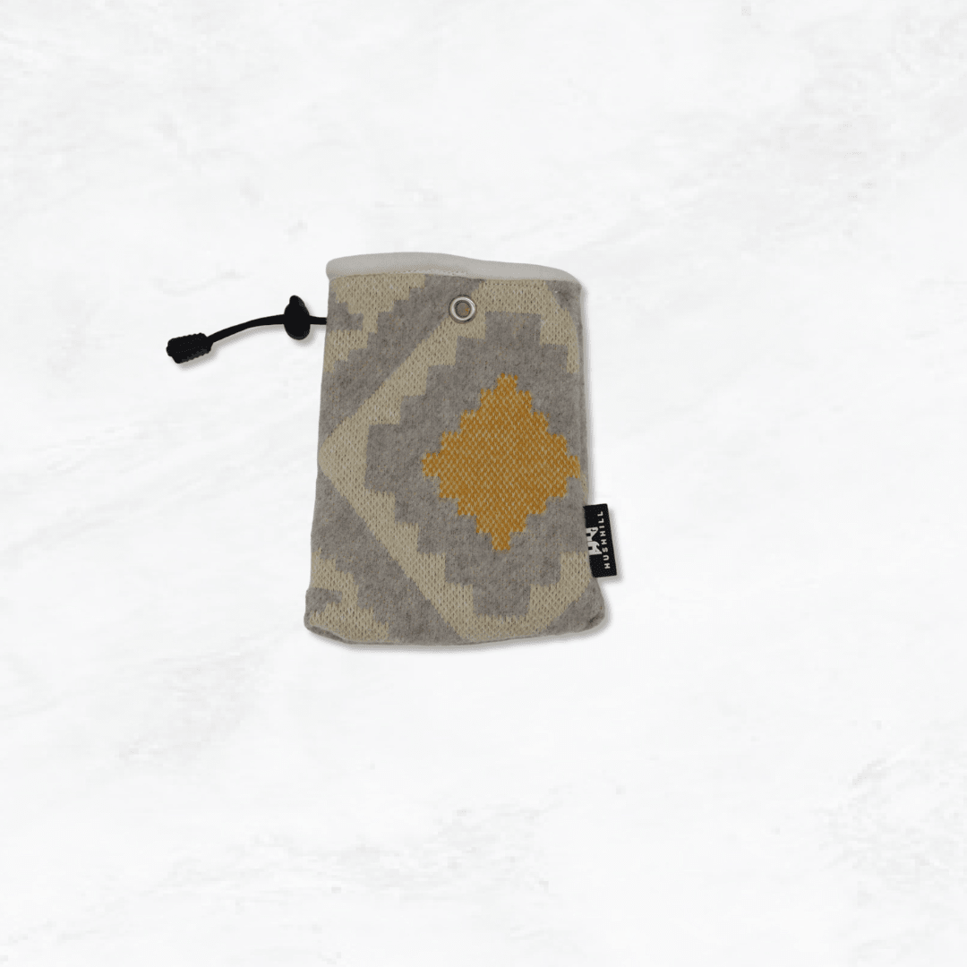 Morocco Grey golf tee bag handmade USA HUSHHILL golf accessory