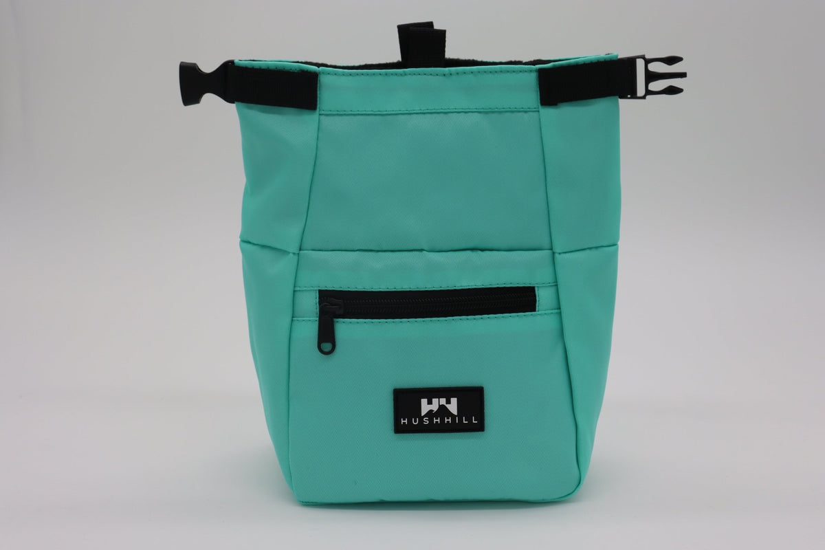 Stoke Boulder Chalk Bag Aqua Blue - Hushhill