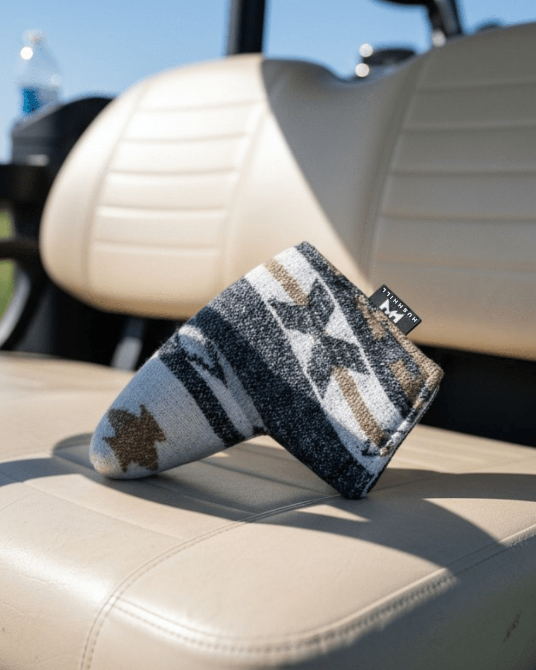 Coyote Shadow blade putter cover detail HUSHHILL southwestern