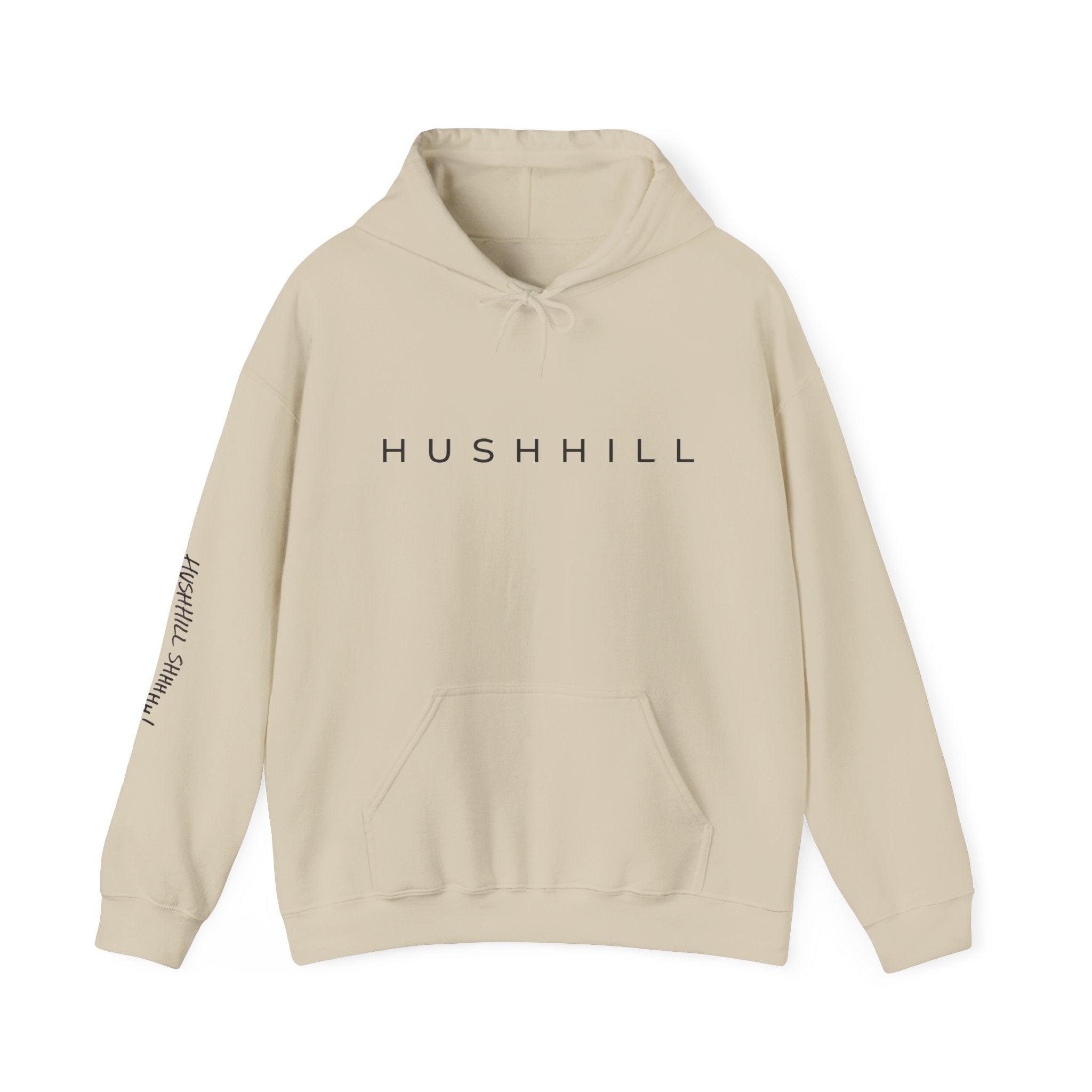 Hushhill | Simple Logo - Tan Hoodie - Hushhill
