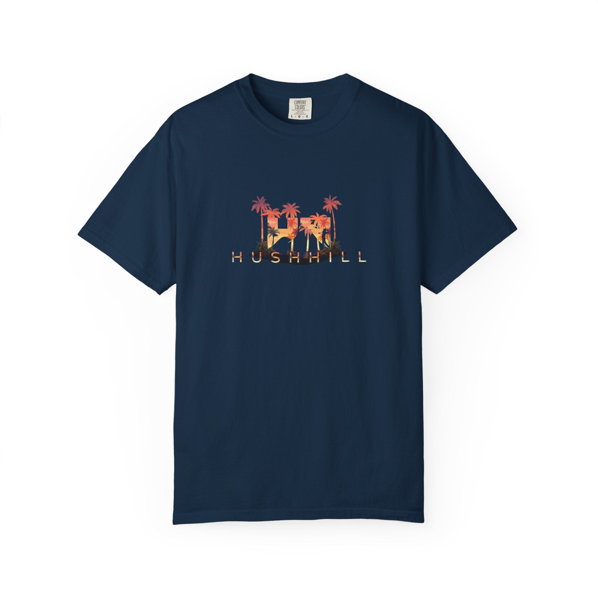 Hushhill | Sundown Navy - Crewneck T-Shirt - Hushhill